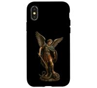 San Michele l'Arcangelo sconfiggendo Satana - Catholic Custodia per iPhone X/XS