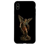 San Michele l'Arcangelo sconfiggendo Satana - Catholic Custodia per iPhone XS Max