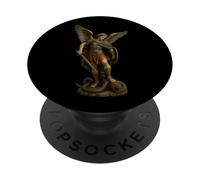 San Michele l'Arcangelo sconfiggendo Satana - Catholic PopSockets PopGrip Adesivo