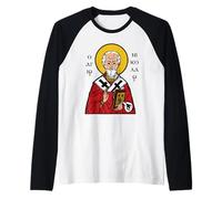 San Nicola di Myra Maglia con Maniche Raglan