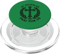 San Nicola prega per noi devozionale cristiano cattolico PopSockets PopGrip per MagSafe