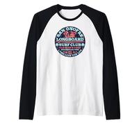 San Onofre Longboard Surf Club San Clemente Vibe Maglia con Maniche Raglan