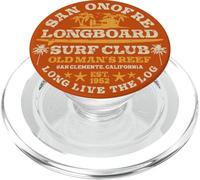 San Onofre Longboard Surf Club San Clemente Vibe PopSockets PopGrip per MagSafe