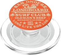 San Onofre Longboard Surf Club San Clemente Vibe PopSockets PopGrip per MagSafe