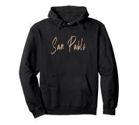 San Pablo California Vintage design elegante Felpa con Cappuccio