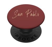 San Pablo California Vintage design elegante PopSockets PopGrip Adesivo