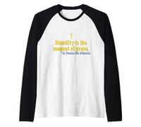 San Paisios L'umiltà è Il Magnete della Grazia. Maglia con Maniche Raglan