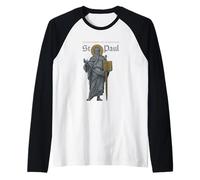 San Paolo Apostolo Filippesi 1:21 Christian Maglia con Maniche Raglan