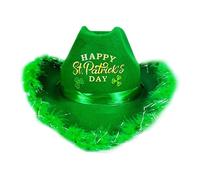 San Patricio Day Caker, cappello San Patricio Day - strati del festival irlandese, San Patrizio Day Cowgirl Caps Shamrock per accessori Halloween Girls For Women