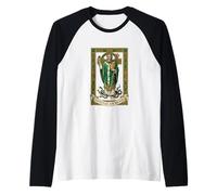 San Patrizio d'Irlanda Cattolico Irlandese Maglia con Maniche Raglan