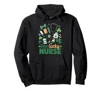 San Patrizio Lucky Nurse Shamrock Medical Felpa con Cappuccio