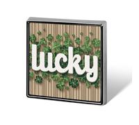 San Patrizio Parola Fortunata Verde Trifoglio Unisex Spille & Spille Piazza Leggero Risvolto Distintivo Gioielli per Abbigliamento Scialle Cappello