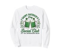 San Patrizio Social Club Shenanigans Green Beer Felpa