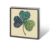 San Patrizio trifoglio con pois spille unisex e spille quadrate leggere da bavero gioielli per abbigliamento scialle cappello