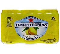 San Pellegrino Acqua Gassata Aromatizzata con Succo di Limone Scatole Pacco di 6 X 33 2 Cllot