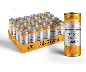 San Pellegrino Aranciata Zero 33 onfezione da 24 Lattine