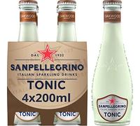 San Pellegrino Oakwood - Bicchiere da acqua tonico, 4 x 200 ml