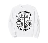 San Pellegrino Prega per Noi Donne cattoliche Felpa