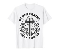 San Pellegrino Prega per Noi Donne cattoliche Maglietta
