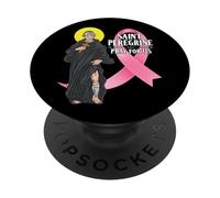 San Peregrino Patrono del Cancro Nastro Santo Cattolico PopSockets PopGrip Adesivo
