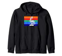 San Pietroburgo Florida Pride Bandiera Pellicano Design Felpa con Cappuccio