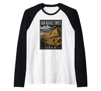 San Rafael Swell, Utah Maglia con Maniche Raglan