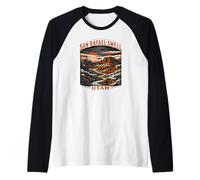 San Rafael Swell, Utah Maglia con Maniche Raglan