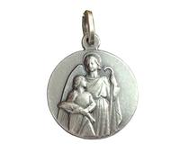 MEDAGLIETTA " SAN RAFFAELE ARCANGELO " IN ARGENTO MASSICCIO 925