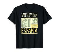 San Sebastian Spagna Tavole da surf e onde Maglietta
