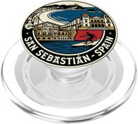San Sebastian Spagna Viaggio Souvenir Città Regalo PopSockets PopGrip per MagSafe
