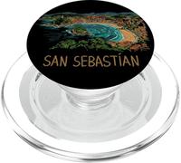 San Sebastian Spagna Viaggio Souvenir Storico Città Regalo PopSockets PopGrip per MagSafe