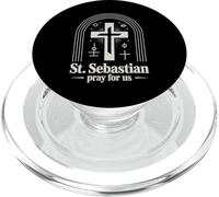 San Sebastiano Prega per Noi Intercessione Cristiana Cattolica PopSockets PopGrip per MagSafe