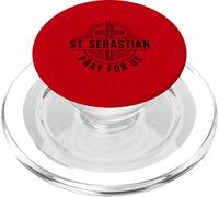 San Sebastiano prega per noi patrono cattolico santo degli atleti PopSockets PopGrip per MagSafe