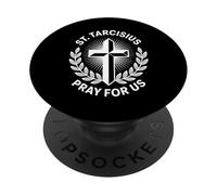 San Tarcisio Prega per noi Cattolica Gioventù Conferma PopSockets PopGrip Adesivo