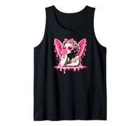 San Valentino Amore Grafica Cuore Lettere Drip Romance Art Canotta