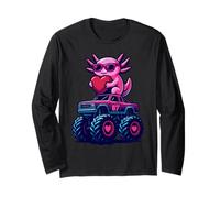San Valentino Axolotl Retro Vintage Synthwave Estetica Maglia a Manica