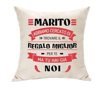 San Valentino Copricuscino del Marito Ricordo per gli Uomini Idee per Anniversario e Compleanno da Noi