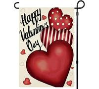 San Valentino Giardino Bandiera 28x40 Doppio Lato Amore Cuore Stagionale San Valentino Bandiera Yard Decorazione Esterna Stagionale
