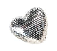 San Valentino Intarsiato Vetro Forma di Cuore Discoteche Palla LED Nightlight Lampada Da Tavolo Romantici Decorazione Domestica Artigianato Regalo A Forma di Cuore Nightlight