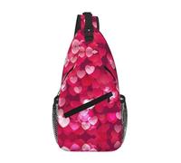 San Valentino Love Heart Crossbody Sling Bag Crossbody Spalla Borsa a tracolla Tracolla Tracolla Vita Fanny Pack Uomini Donne