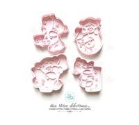 San Valentino Love Orsetto Con Lettera Formine Per Biscotti Cookie Cutter