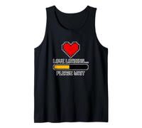 San Valentino Pixel Cuore Divertente Gamer Love Motivo Canotta