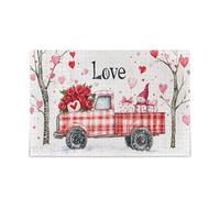 San Valentino Rosso e Nero Camion A Scacchi Rosa Uno Adorabile Gnomi Puzzle In Legno Difficile Difficile Difficile Sfidante Famiglia Puzzle 500 Piecing