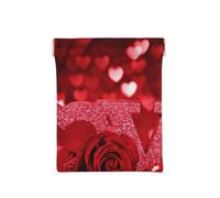San Valentino stampato, Spremere il portafoglio superiore da donna Borsa portaoggetti Piccola portamonete Portamonete