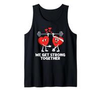 San Valentino We Get Strong Together Fitness Workout Design Canotta