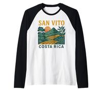 San Vito Costarica Pura Vida Maglia con Maniche Raglan