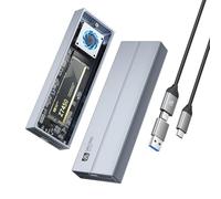 SAN ZANG MASTER Alloggiamento SSD M2 da 40 Gbps, USB 4 NVMe SSD per Thunderbolt 4/3 (grigio)