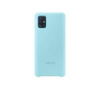 SAN86 Samsung Galaxy A51 Silicone Cover Case - Blue