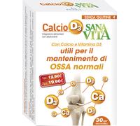 PALADIN PHARMA Calcio D3 Sanavita 30 Compresse - Integratore per le ossa