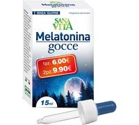 Sanavita Melatonina Gocce 15ml, 1 millilitro, 1